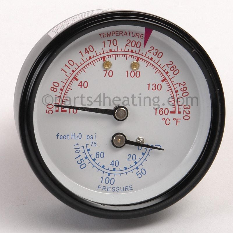 GAUGE, TEMPERATURE AND PRESSURE