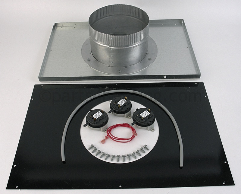 Indoor Vent Adapter Kit, Negative-Pressure (Vertical)