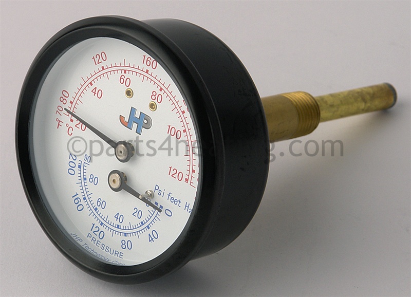 T Gauge 0-90 PSI