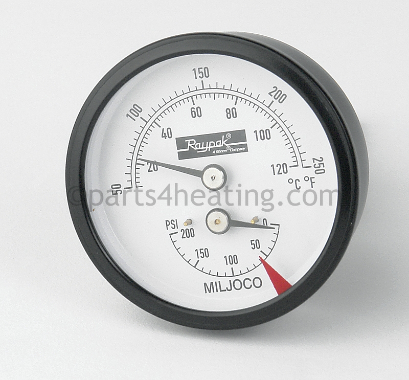 T Gauge 0-200 PSI