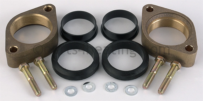 Flange &amp; Gasket Assy, Set of 2