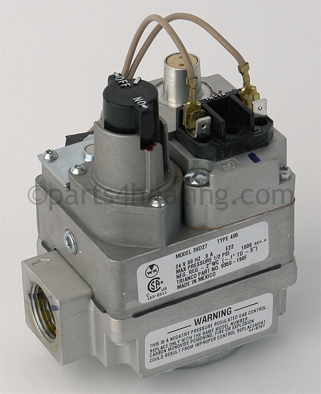 Gas Valve, Neg. Pres. (CB-250)