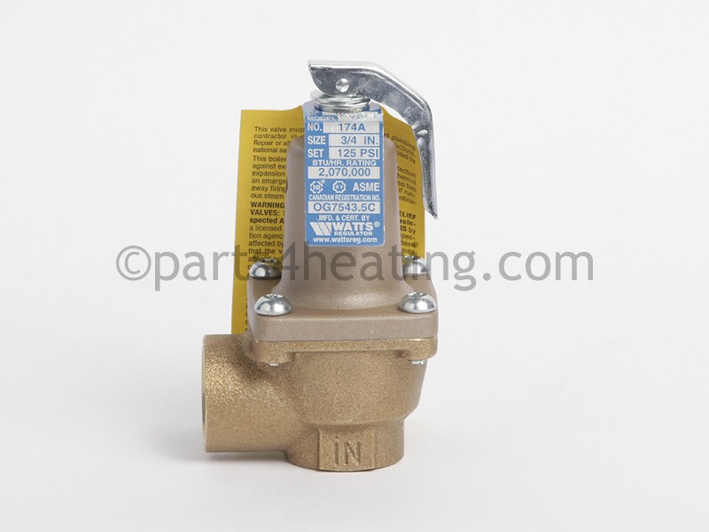 PRV, 3/4M x 3/4F, 125 PSI