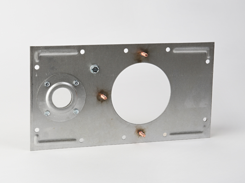 Oil Burner Mounting Plate Assembly