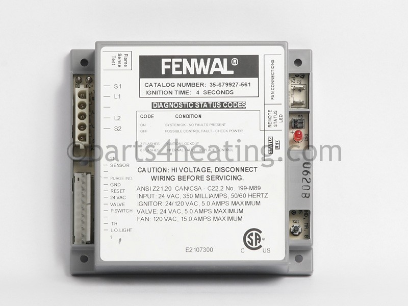 GAS IGNITION CONTROL